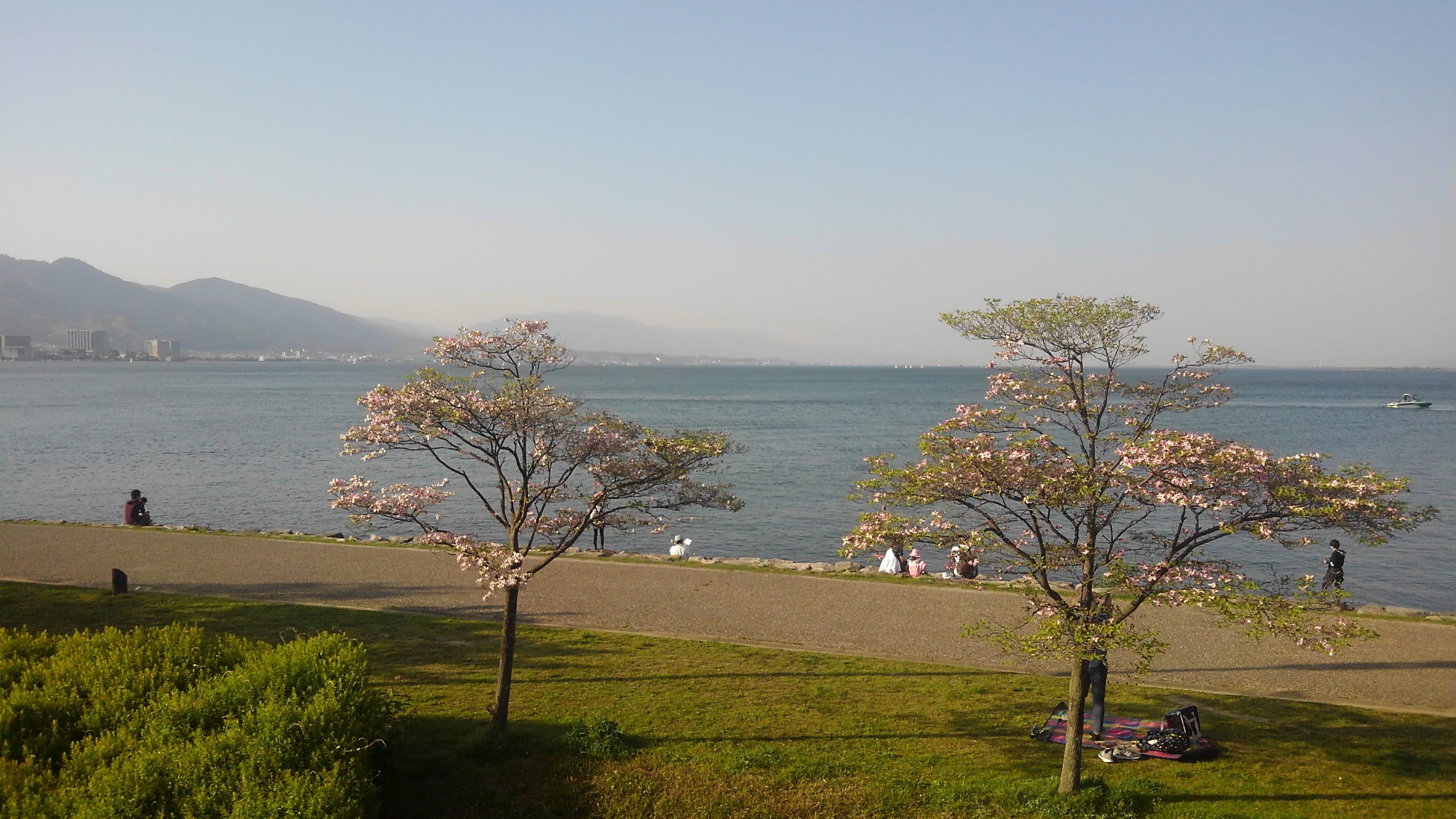 琵琶湖の坂本