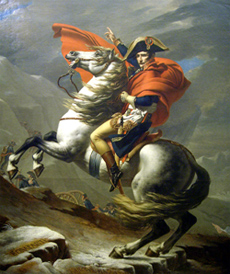 アルプス越えのナポレオン