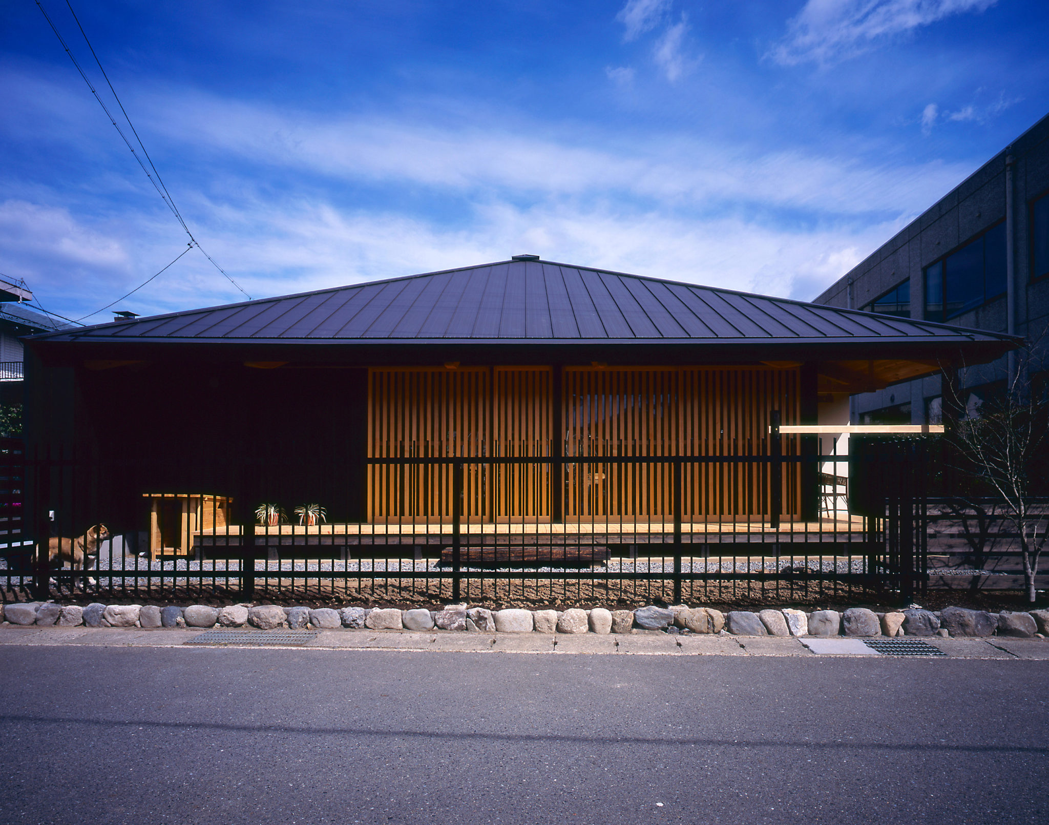 Ｍｓ建築設計事務所三澤文子設計の傘の家の南からの外観