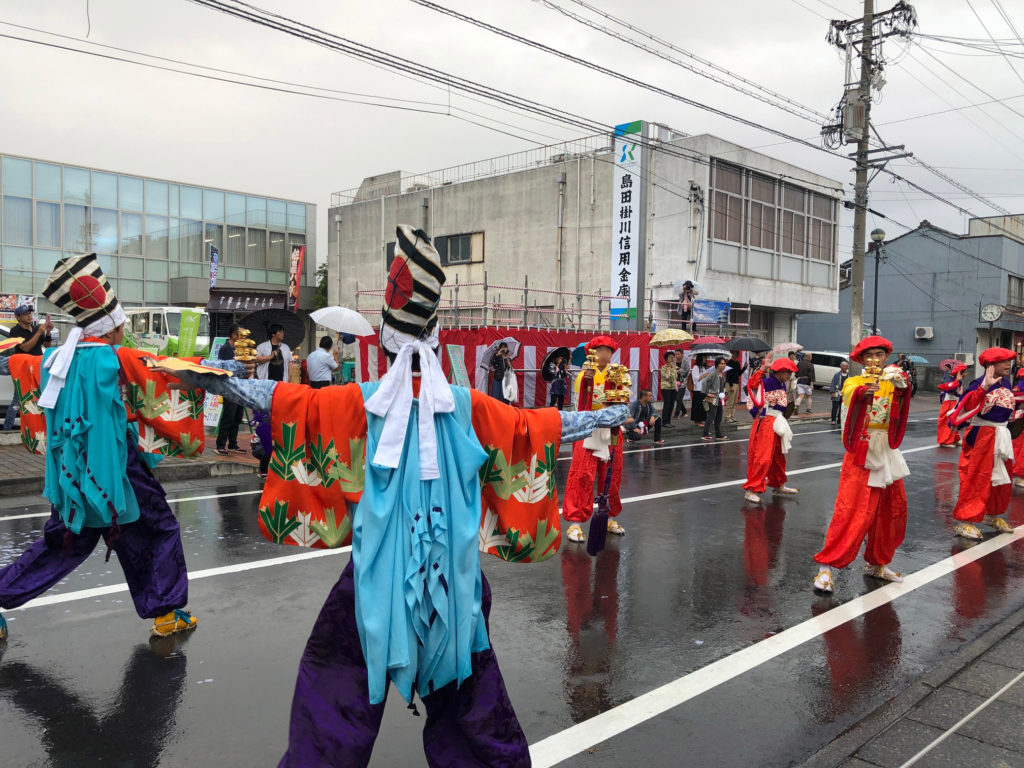 島田大祭の鹿島踊