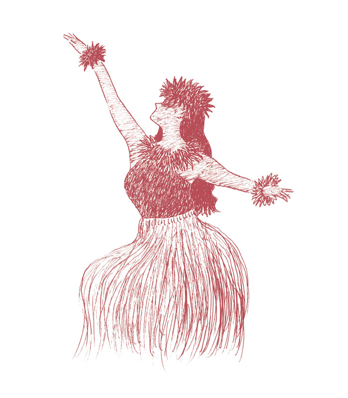 フラカヒコを踊る女性