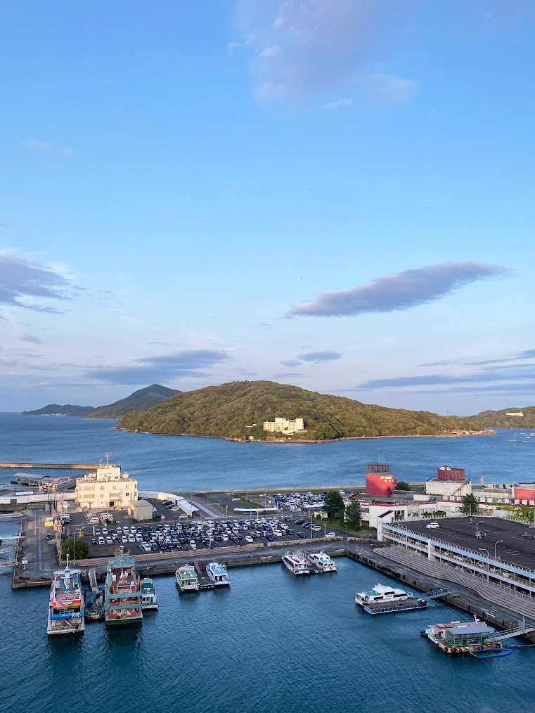 鳥羽の海の景色